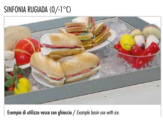 Vetrina refrigerata Drop-in da incasso Rugiada 4